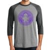 Unisex Tri-Blend 3/4 Sleeve Raglan T-Shirt Thumbnail