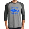 Unisex Tri-Blend 3/4 Sleeve Raglan T-Shirt Thumbnail