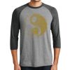 Unisex Tri-Blend 3/4 Sleeve Raglan T-Shirt Thumbnail
