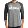 Unisex Tri-Blend 3/4 Sleeve Raglan T-Shirt Thumbnail