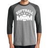 Unisex Tri-Blend 3/4 Sleeve Raglan T-Shirt Thumbnail