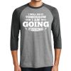 Unisex Tri-Blend 3/4 Sleeve Raglan T-Shirt Thumbnail