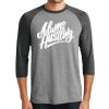 Unisex Tri-Blend 3/4 Sleeve Raglan T-Shirt Thumbnail
