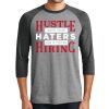 Unisex Tri-Blend 3/4 Sleeve Raglan T-Shirt Thumbnail