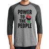Unisex Tri-Blend 3/4 Sleeve Raglan T-Shirt Thumbnail