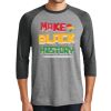 Unisex Tri-Blend 3/4 Sleeve Raglan T-Shirt Thumbnail