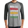 Unisex Tri-Blend 3/4 Sleeve Raglan T-Shirt Thumbnail