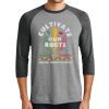 Unisex Tri-Blend 3/4 Sleeve Raglan T-Shirt Thumbnail