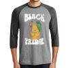 Unisex Tri-Blend 3/4 Sleeve Raglan T-Shirt Thumbnail