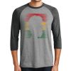 Unisex Tri-Blend 3/4 Sleeve Raglan T-Shirt Thumbnail