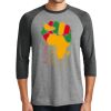 Unisex Tri-Blend 3/4 Sleeve Raglan T-Shirt Thumbnail