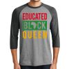 Unisex Tri-Blend 3/4 Sleeve Raglan T-Shirt Thumbnail