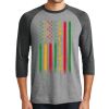 Unisex Tri-Blend 3/4 Sleeve Raglan T-Shirt Thumbnail