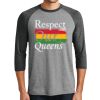 Unisex Tri-Blend 3/4 Sleeve Raglan T-Shirt Thumbnail