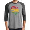 Unisex Tri-Blend 3/4 Sleeve Raglan T-Shirt Thumbnail