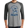 Unisex Tri-Blend 3/4 Sleeve Raglan T-Shirt Thumbnail