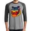 Unisex Tri-Blend 3/4 Sleeve Raglan T-Shirt Thumbnail