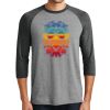 Unisex Tri-Blend 3/4 Sleeve Raglan T-Shirt Thumbnail