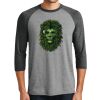 Unisex Tri-Blend 3/4 Sleeve Raglan T-Shirt Thumbnail