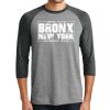 Unisex Tri-Blend 3/4 Sleeve Raglan T-Shirt Thumbnail