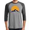 Unisex Tri-Blend 3/4 Sleeve Raglan T-Shirt Thumbnail