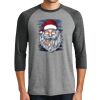 Unisex Tri-Blend 3/4 Sleeve Raglan T-Shirt Thumbnail