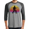 Unisex Tri-Blend 3/4 Sleeve Raglan T-Shirt Thumbnail