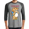 Unisex Tri-Blend 3/4 Sleeve Raglan T-Shirt Thumbnail