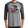 Unisex Tri-Blend 3/4 Sleeve Raglan T-Shirt Thumbnail