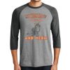 Unisex Tri-Blend 3/4 Sleeve Raglan T-Shirt Thumbnail