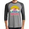 Unisex Tri-Blend 3/4 Sleeve Raglan T-Shirt Thumbnail