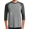 Unisex Tri-Blend 3/4 Sleeve Raglan T-Shirt Thumbnail