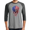 Unisex Tri-Blend 3/4 Sleeve Raglan T-Shirt Thumbnail