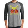Unisex Tri-Blend 3/4 Sleeve Raglan T-Shirt Thumbnail