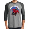 Unisex Tri-Blend 3/4 Sleeve Raglan T-Shirt Thumbnail