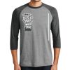 Unisex Tri-Blend 3/4 Sleeve Raglan T-Shirt Thumbnail