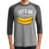 Unisex Tri-Blend 3/4 Sleeve Raglan T-Shirt Thumbnail