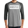 Unisex Tri-Blend 3/4 Sleeve Raglan T-Shirt Thumbnail