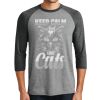 Unisex Tri-Blend 3/4 Sleeve Raglan T-Shirt Thumbnail