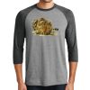 Unisex Tri-Blend 3/4 Sleeve Raglan T-Shirt Thumbnail