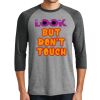Unisex Tri-Blend 3/4 Sleeve Raglan T-Shirt Thumbnail