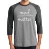 Unisex Tri-Blend 3/4 Sleeve Raglan T-Shirt Thumbnail