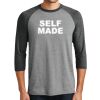 Unisex Tri-Blend 3/4 Sleeve Raglan T-Shirt Thumbnail