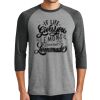 Unisex Tri-Blend 3/4 Sleeve Raglan T-Shirt Thumbnail