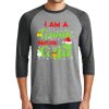 Unisex Tri-Blend 3/4 Sleeve Raglan T-Shirt Thumbnail