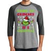 Unisex Tri-Blend 3/4 Sleeve Raglan T-Shirt Thumbnail