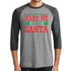 Unisex Tri-Blend 3/4 Sleeve Raglan T-Shirt Thumbnail