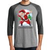 Unisex Tri-Blend 3/4 Sleeve Raglan T-Shirt Thumbnail