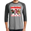 Unisex Tri-Blend 3/4 Sleeve Raglan T-Shirt Thumbnail