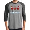 Unisex Tri-Blend 3/4 Sleeve Raglan T-Shirt Thumbnail